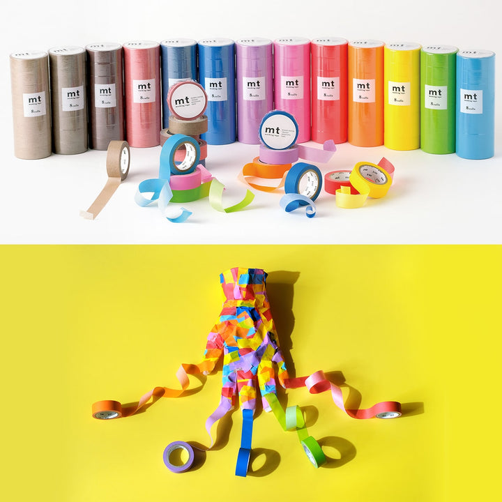 MT Masking Tape Basic Washi Tape - Grayish Red — with packaging