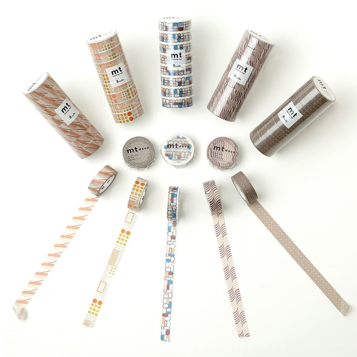 MT Deco Washi Tape - Round Corner — with packaging