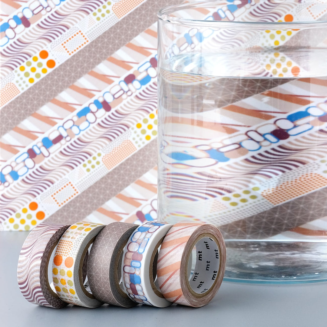 MT Deco Washi Tape Diagonal Hougan — with packaging