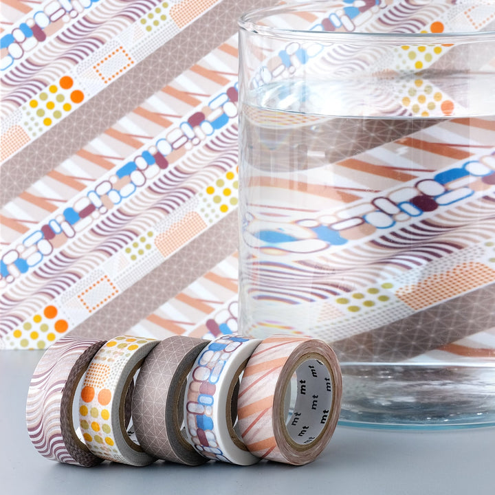 MT Deco Washi Tape Diagonal Hougan — with packaging