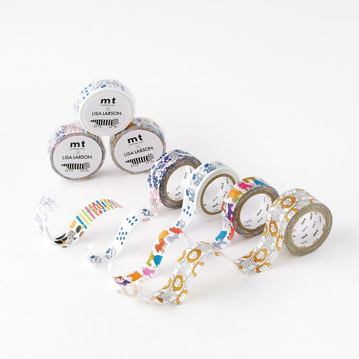 MT x Lisa Larson Washi Tape - Mikey Pattern — with packaging