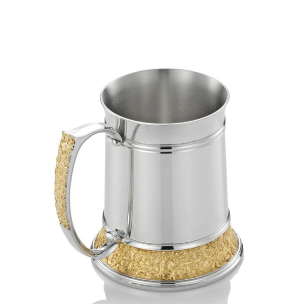 Royal Selangor Classic Expression Gold Tankard Small — bottle at angle