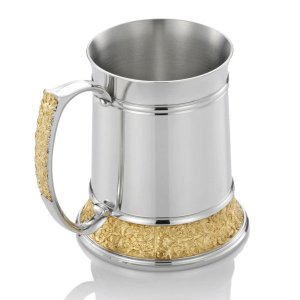 Royal Selangor Classic Expression Gold Tankard Large — bottle at angle