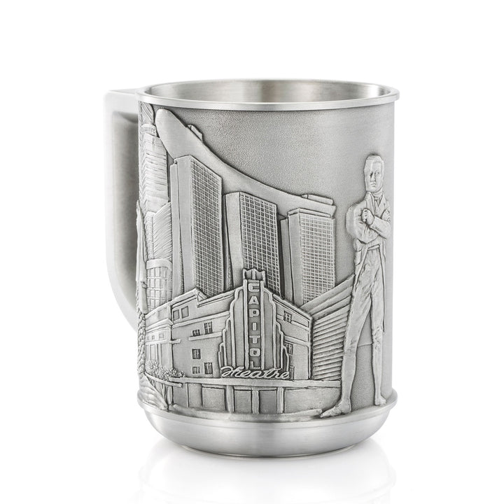 Royal Selangor Civic District Tankard — bottle at angle