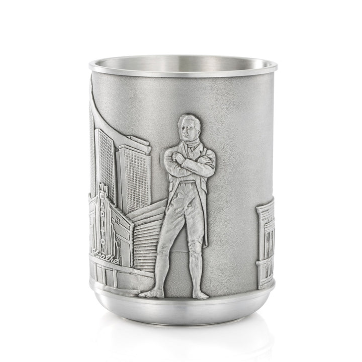 Royal Selangor Civic District Tankard — cap detail