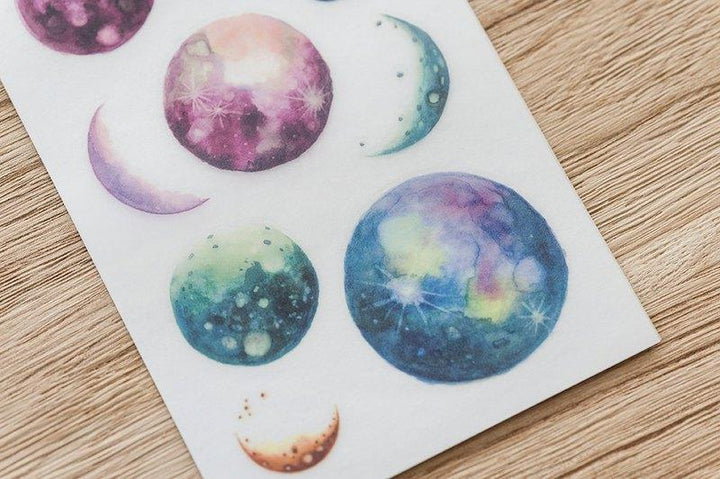 Mu Craft Print-On Sticker Planets 026 — side view