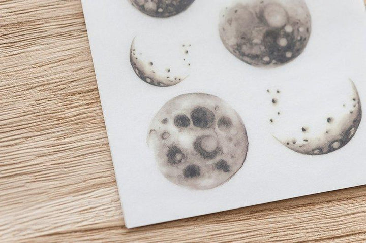 Mu Craft Print-On Sticker Planets 026 — detail view