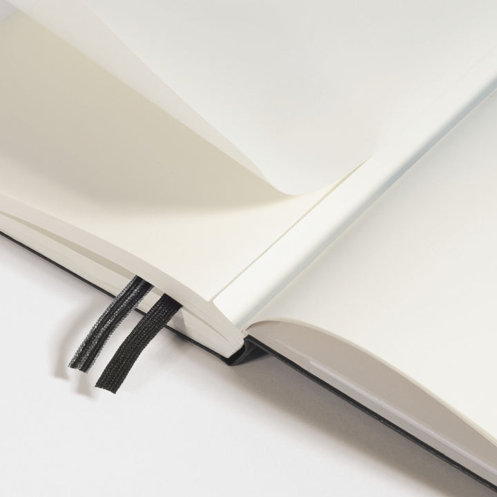 Leuchtturm1917 Start-up A5 Medium Journal Hardcover Notebook - Stone Blue — spine view