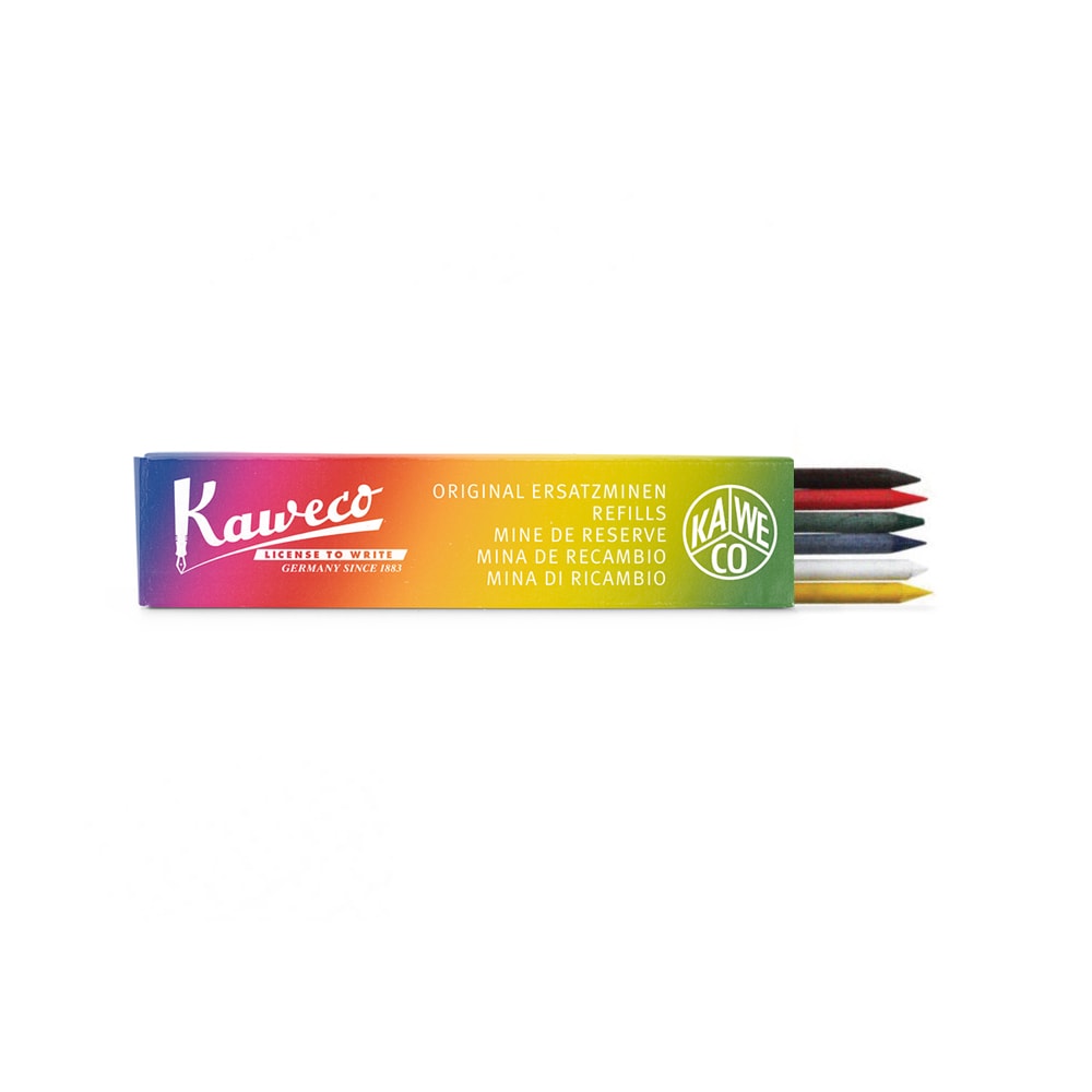 Kaweco Graphite Leads 3.2mm Assorted Colours — front view