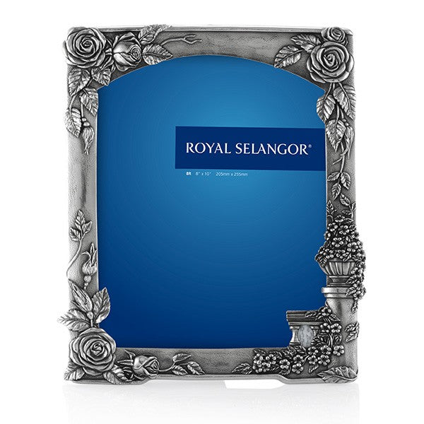 Royal Selangor Rose Garden Photoframe 5R — front view