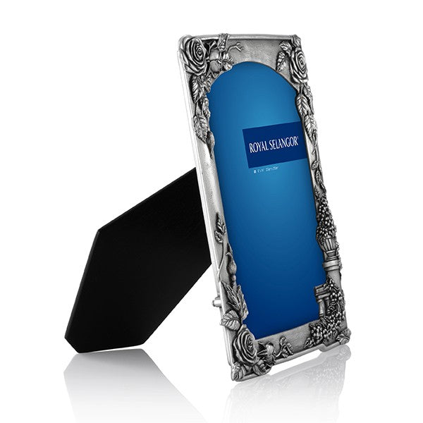 Royal Selangor Rose Garden Photoframe 5R — with packaging