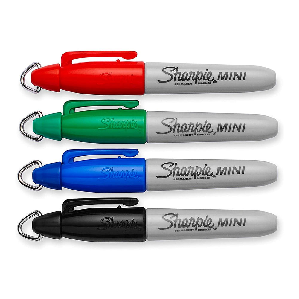 Sharpie Mini Fine Point Permanent Markers Set of 4 — side view