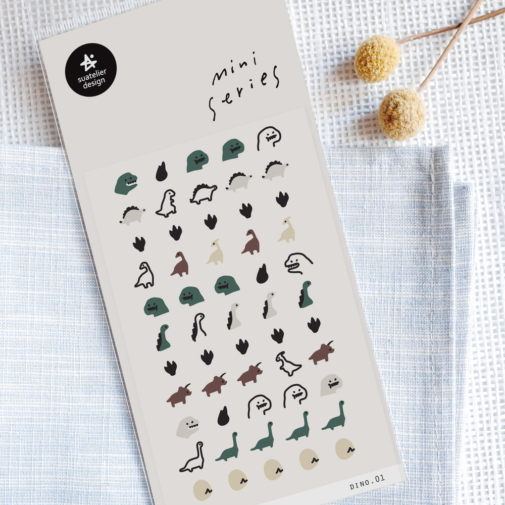 Suatelier Mini Series Sticker - Dino.01 — side view