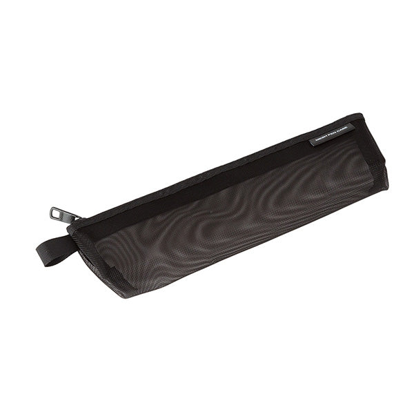 Midori CL Mesh Mini Pen Pouch Black — side view