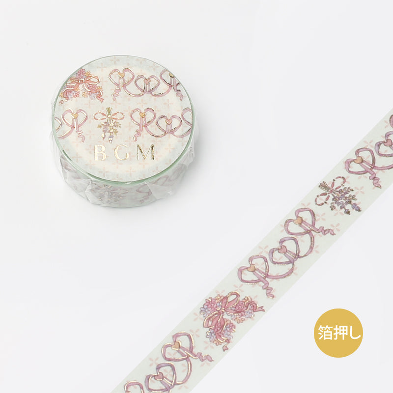 BGM Fairy Tale Ribbon Washi Tape — roll front
