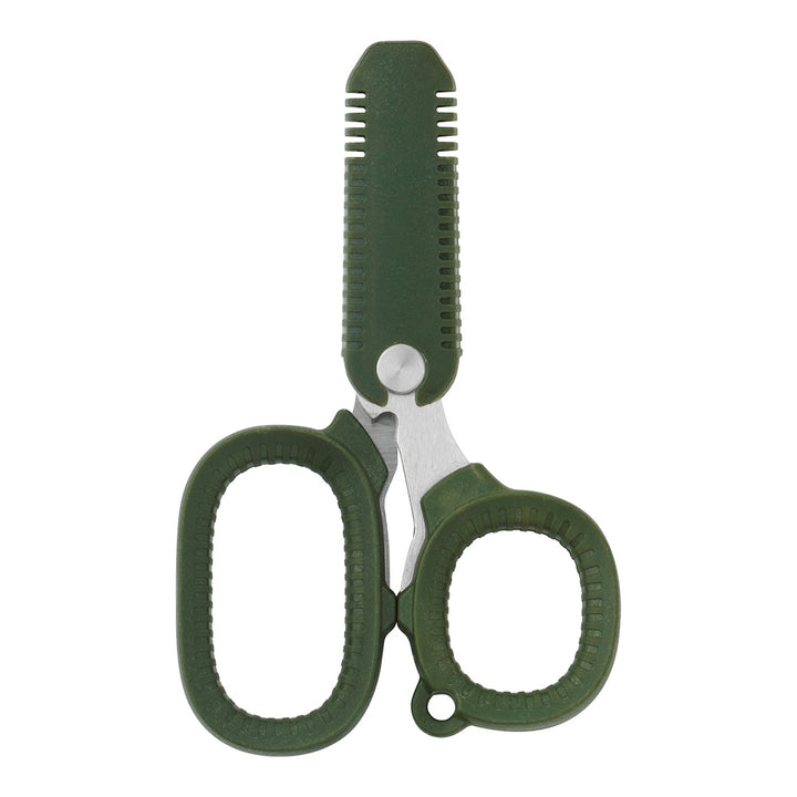 Midori Portable Multi-Scissors Khaki — side view