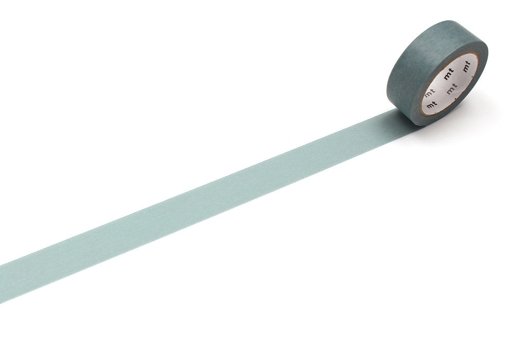 MT Basic Washi Tape - Charcoal Gray — with packaging