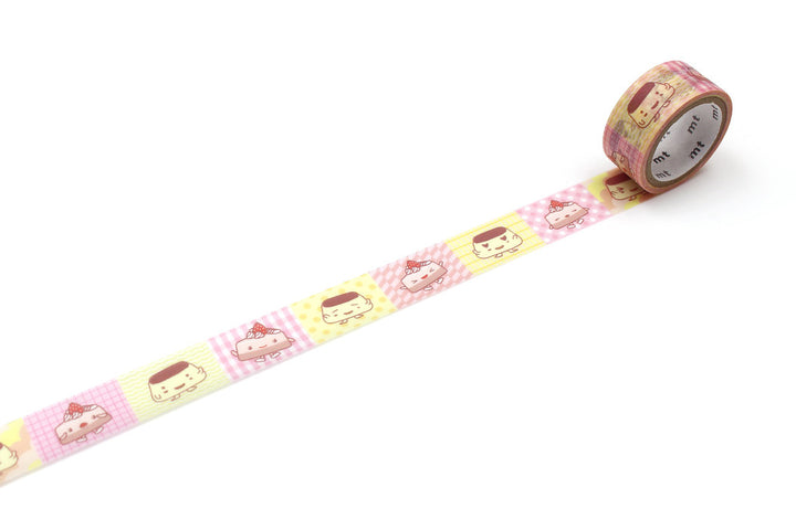 MT x Dagashi Washi Tape - Mini Pudding-chan — with packaging