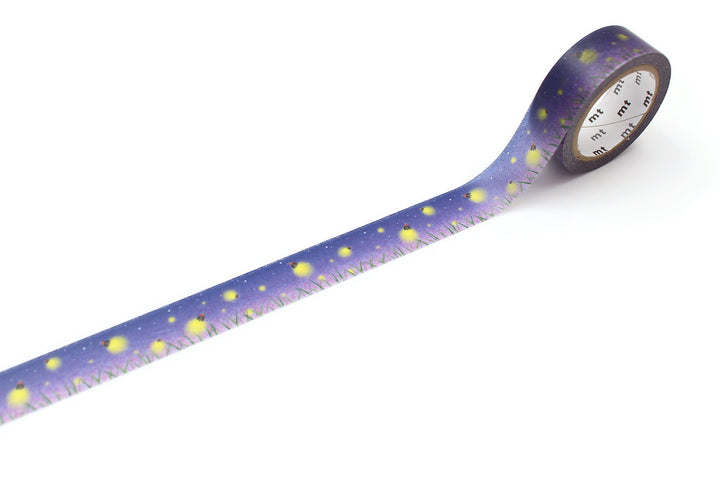 MT Trehari Washi Tape - Fireflies and Summer Scenery (Fab Tracing Paper) — with packaging
