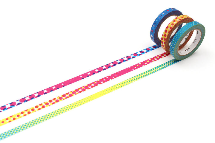MT Slim Deco Washi Tape - Moire — with packaging