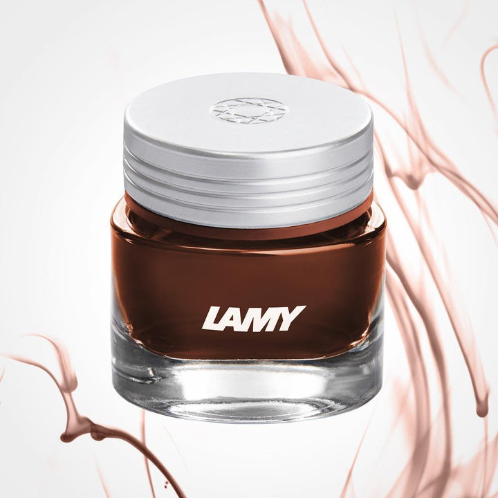 Lamy T53 30ml Crystal Ink Bottle — flat lay
