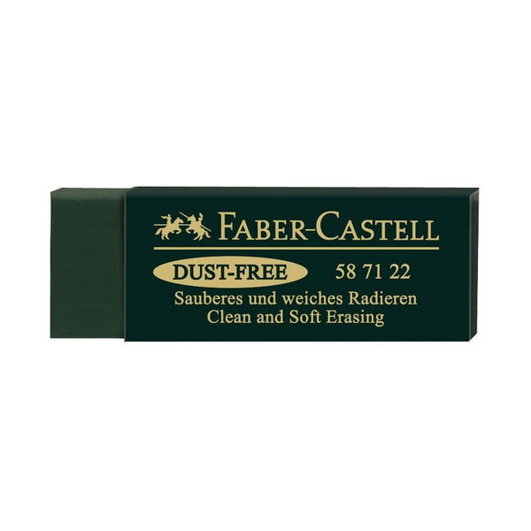 Faber-Castell Dustfree Art Eraser (Green) — front view