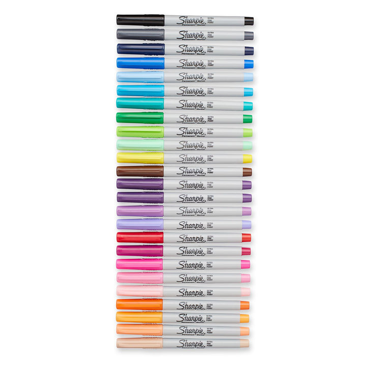 Sharpie Ultra Fine Point Permanent Markers Assorted Set of 32 — detail view