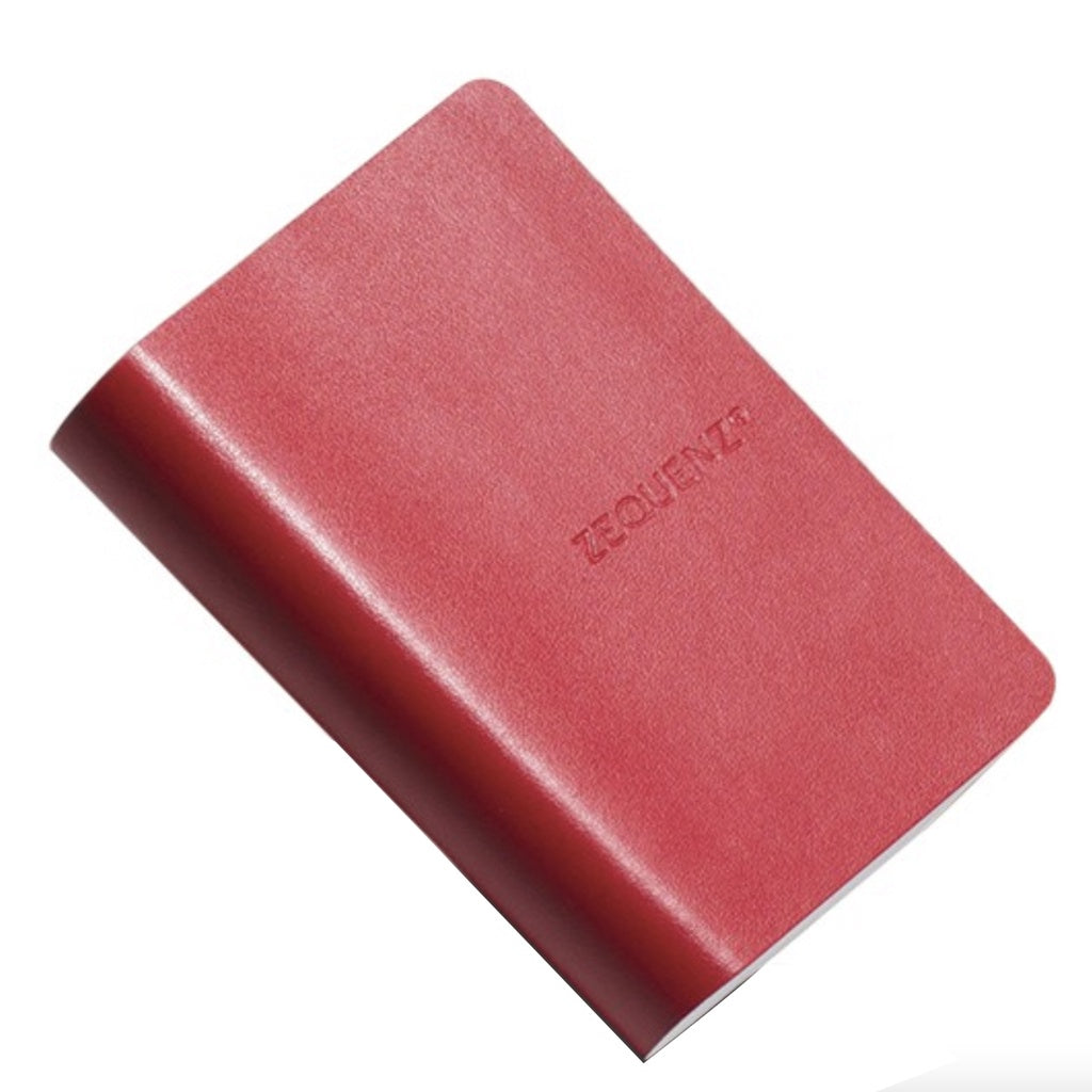 Zequenz Signature Classic Notebook A7 — flat lay