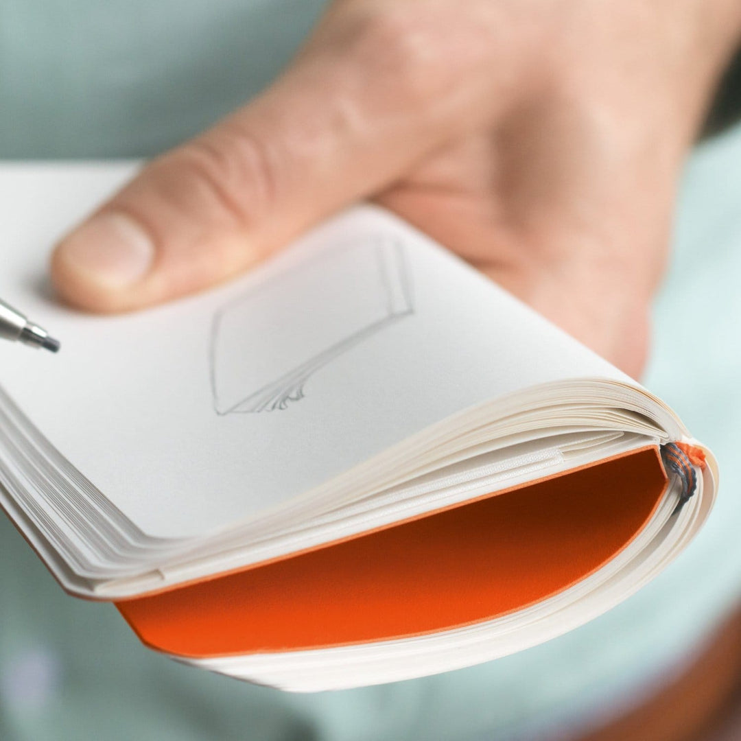 Leuchtturm1917 B6+ Softcover Notebook - Dotted / Sage — pocket detail
