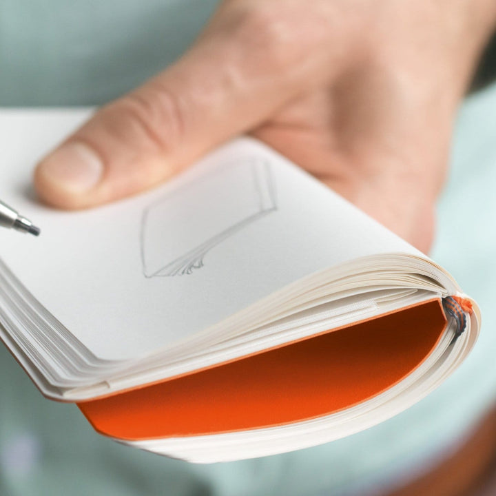 Leuchtturm1917 B6+ Softcover Notebook - Dotted / Sage — pocket detail