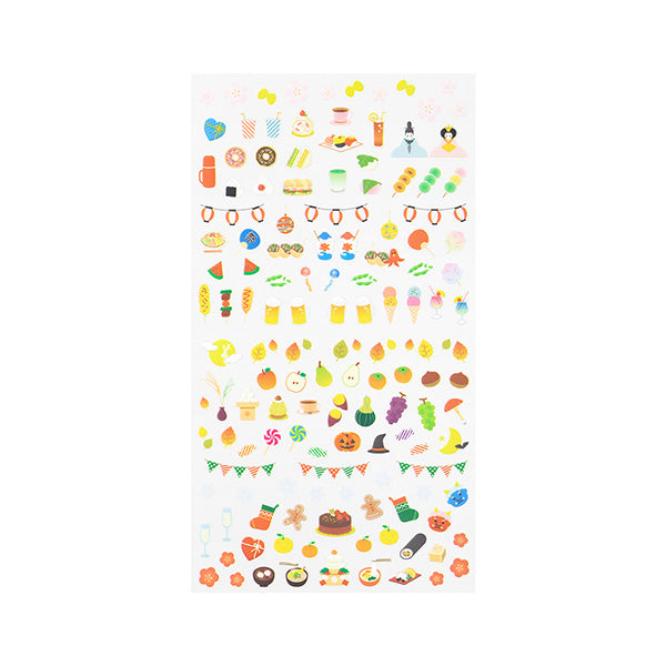 Midori Sticker 2392 Season Food — side view