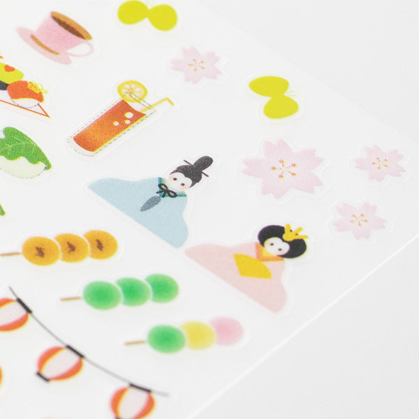 Midori Sticker 2392 Season Food — detail view