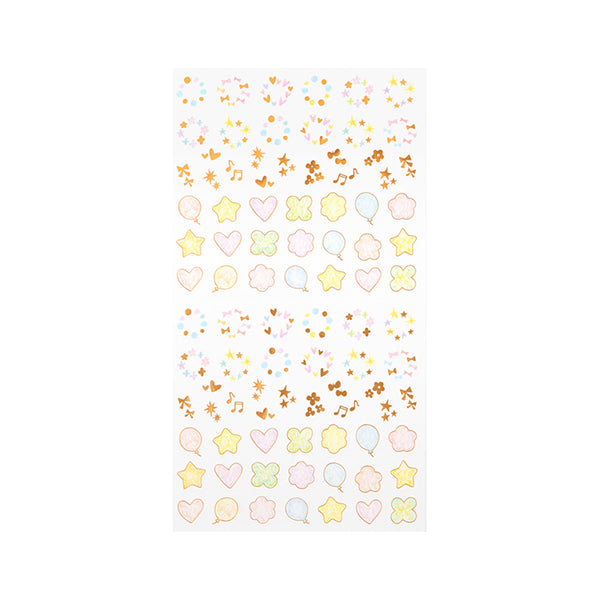 Midori Sticker Date Twinkling Pastel — side view