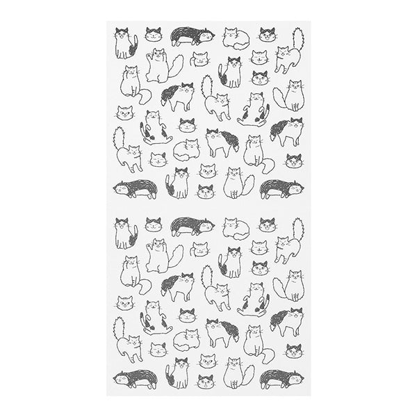 Midori Sticker 2554 Chat Cat — side view