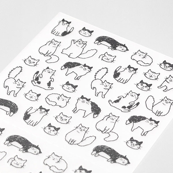 Midori Sticker 2554 Chat Cat — detail view