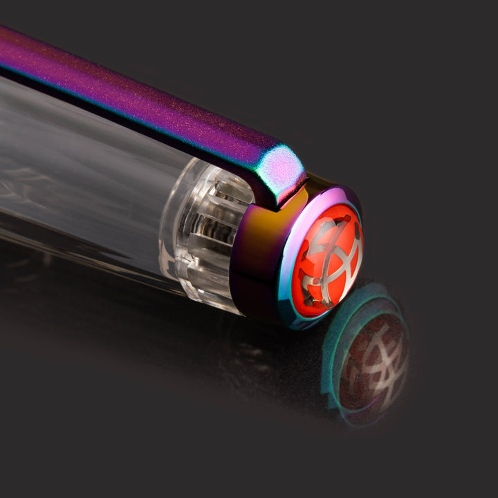 TWSBI VAC 700R Fountain Pen IRIS — flat lay