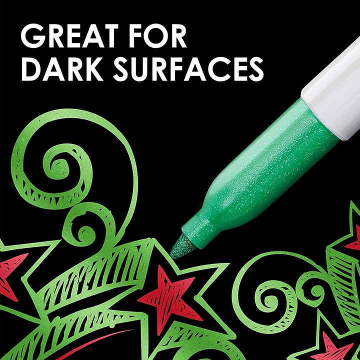 Sharpie® Fine Metallic Markers Set of 3 — side view