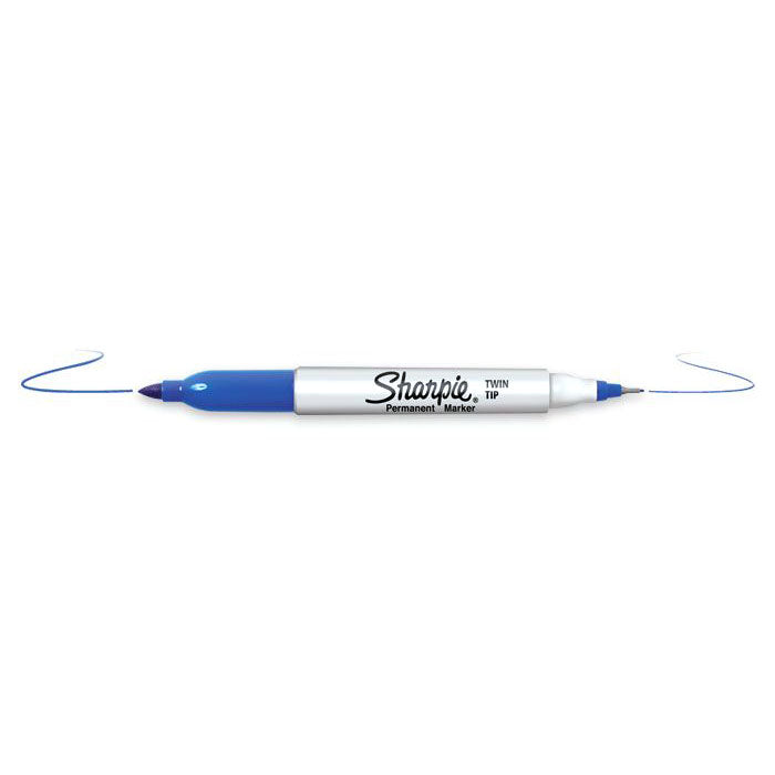 Sharpie Twin Tip Permanent Marker (Pack of 2) — side view