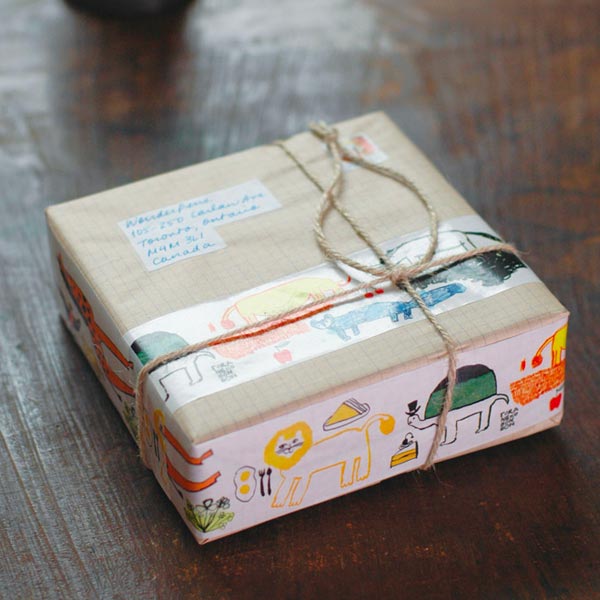 Classiky x Nachio Nakanisi Africa Packing Tape — applied on surface