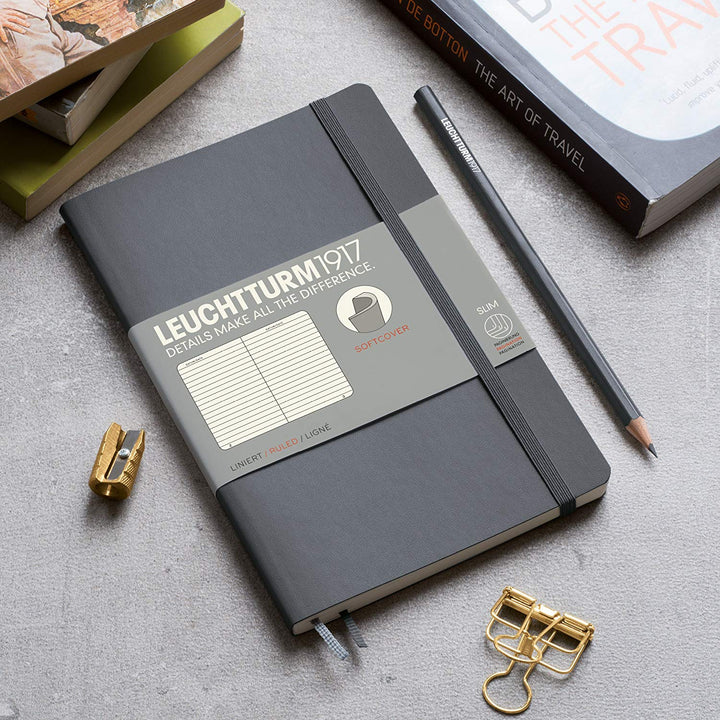 Leuchtturm1917 Softcover B6 Notebook Fresh Green - Dotted, Leuchtturm1917, Notebook, leuchtturm1917-softcover-b6-notebook-fresh-green-dotted, Bullet Journalist, discontinued, Dotted, Green, Leuchtturm1917, notebook emboss, Cityluxe