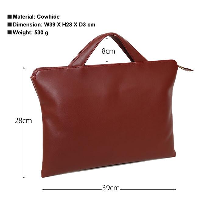 Trion AA115 13" Leather Bag Black — detail view