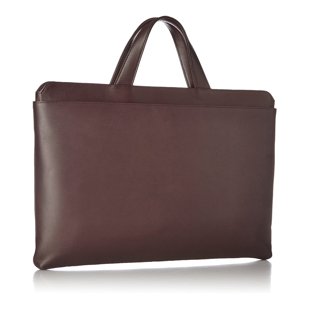 Trion AA123 15" Leather Bag Choco — side view