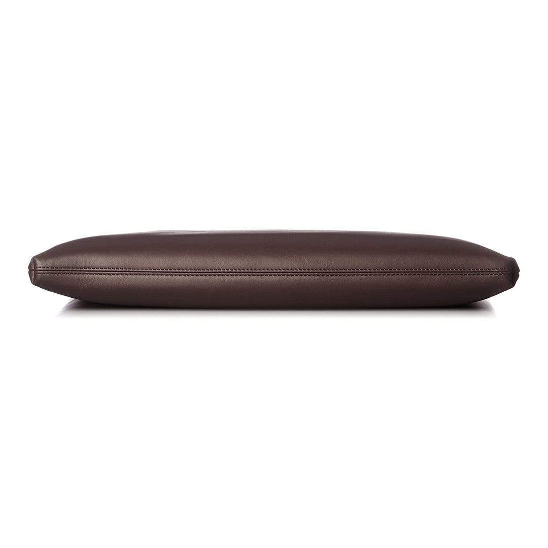 Trion AA123 15" Leather Bag Choco — angle view