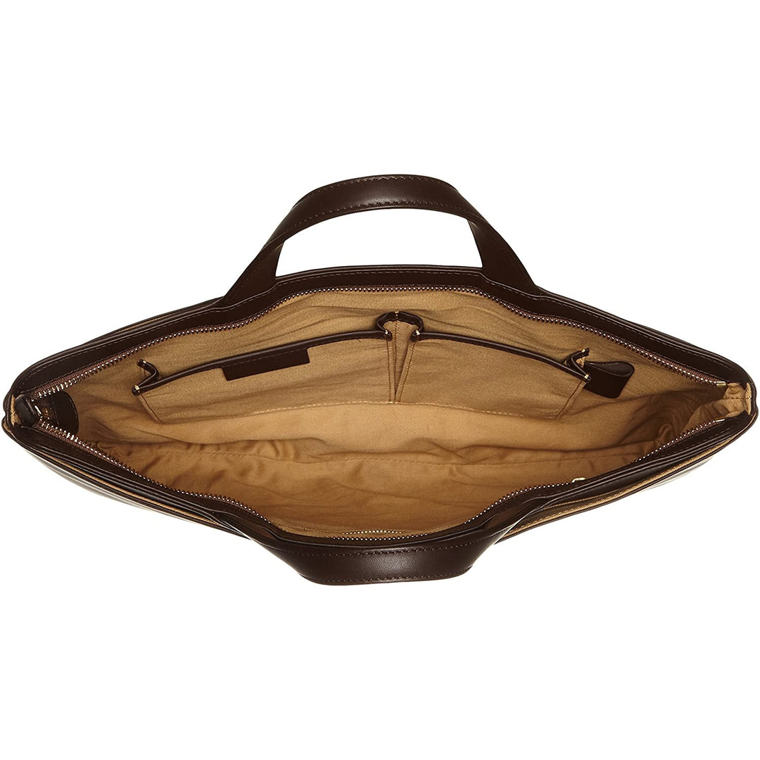Trion AA123 15" Leather Bag Choco — detail view