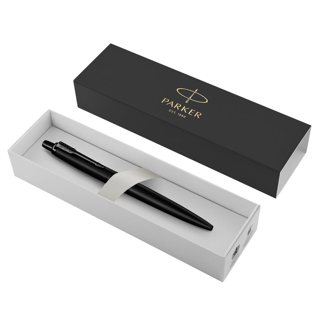 Parker Jotter XL Special Edition 2020 Monochrome Black Ballpoint Pen — writing at an angle