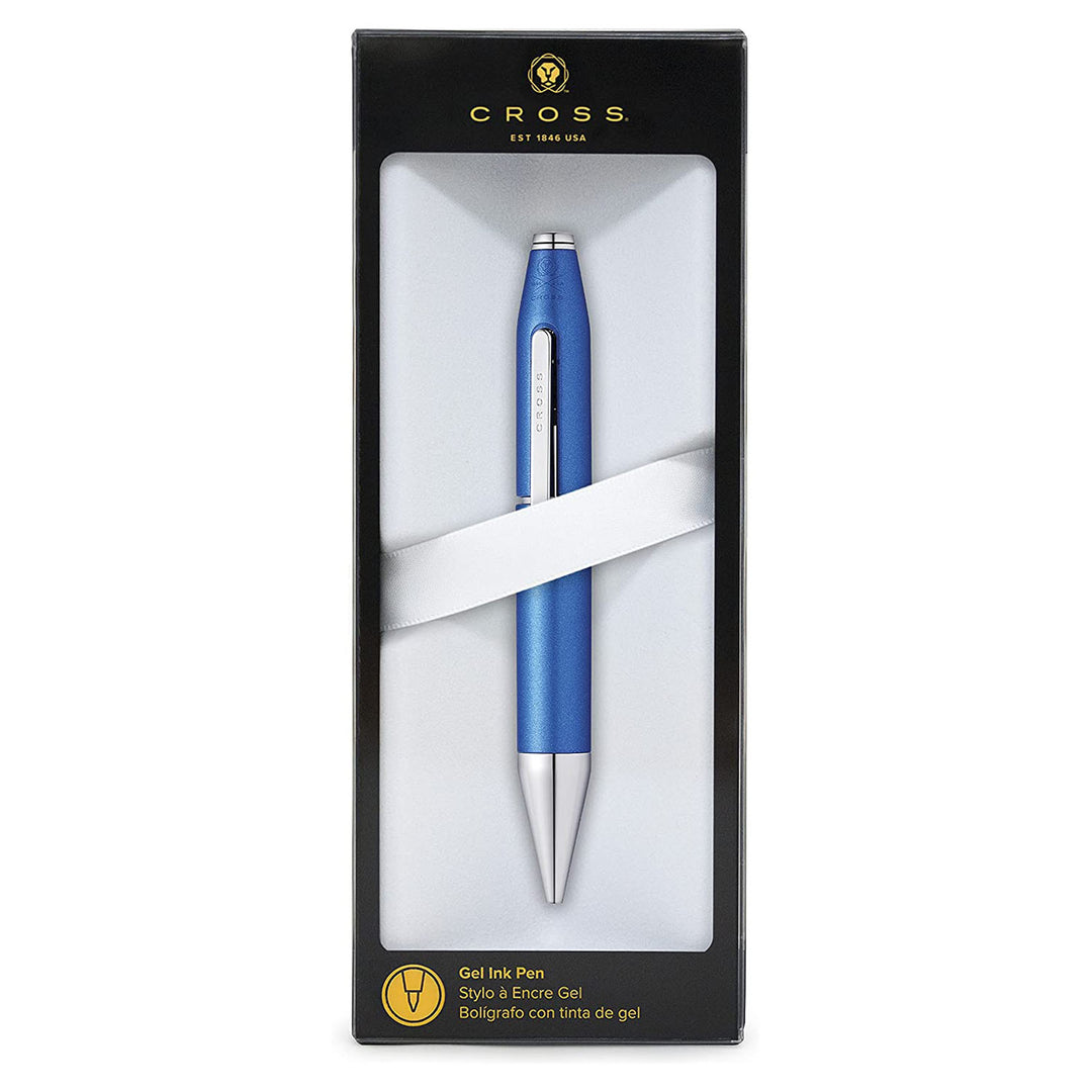 Cross Easy Writer Cobalt Blue Ballpoint Pen — writing at an angle