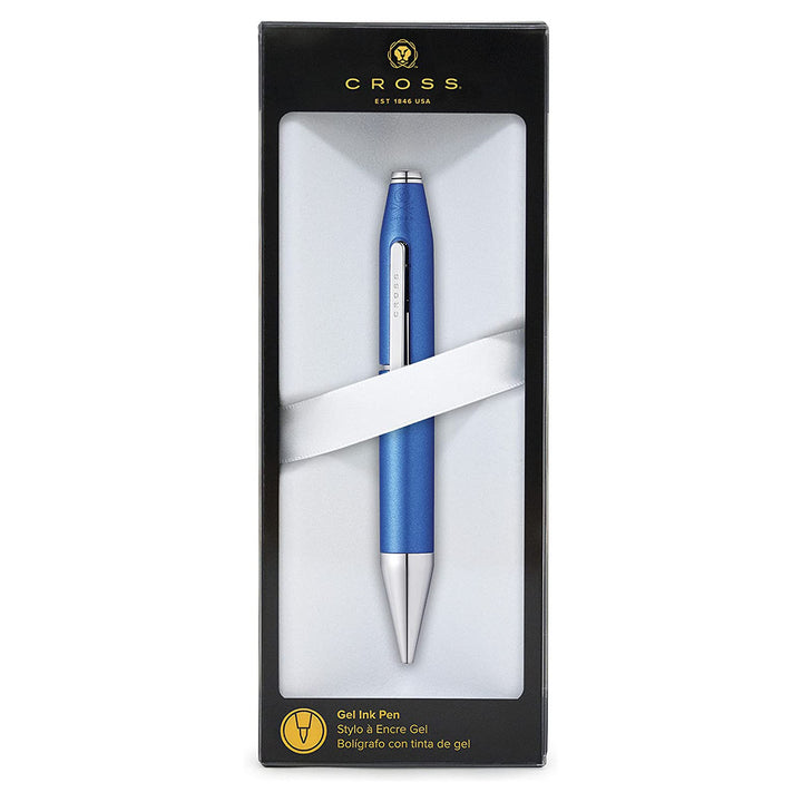 Cross Easy Writer Cobalt Blue Ballpoint Pen — writing at an angle