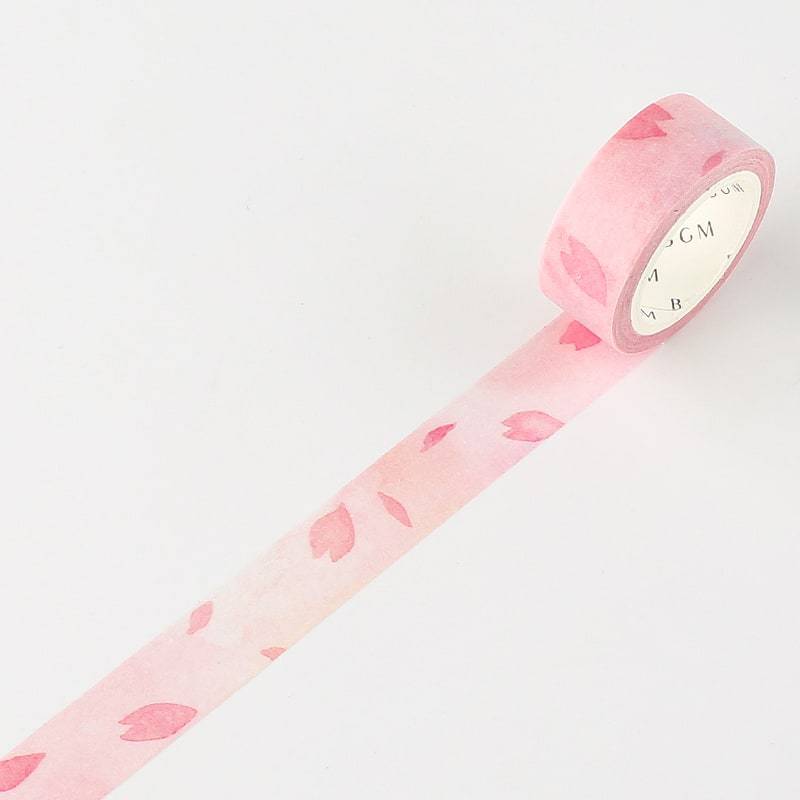 BGM Flying Flower Masking Tape — pattern detail
