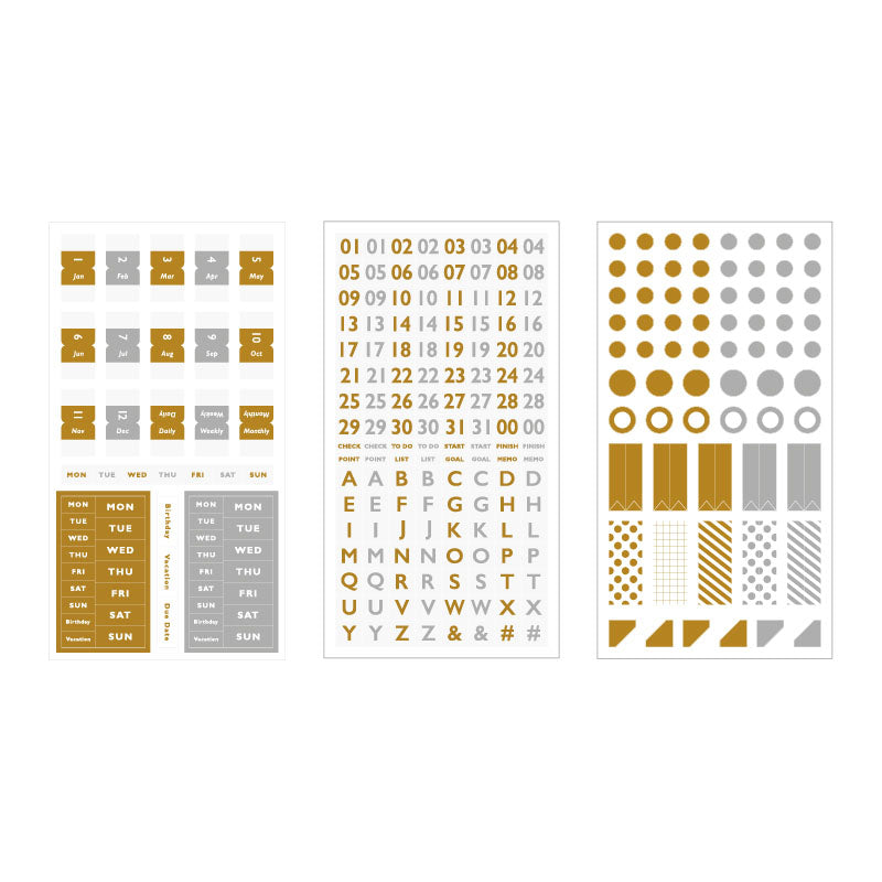 BGM Gold Note Sticker — front view
