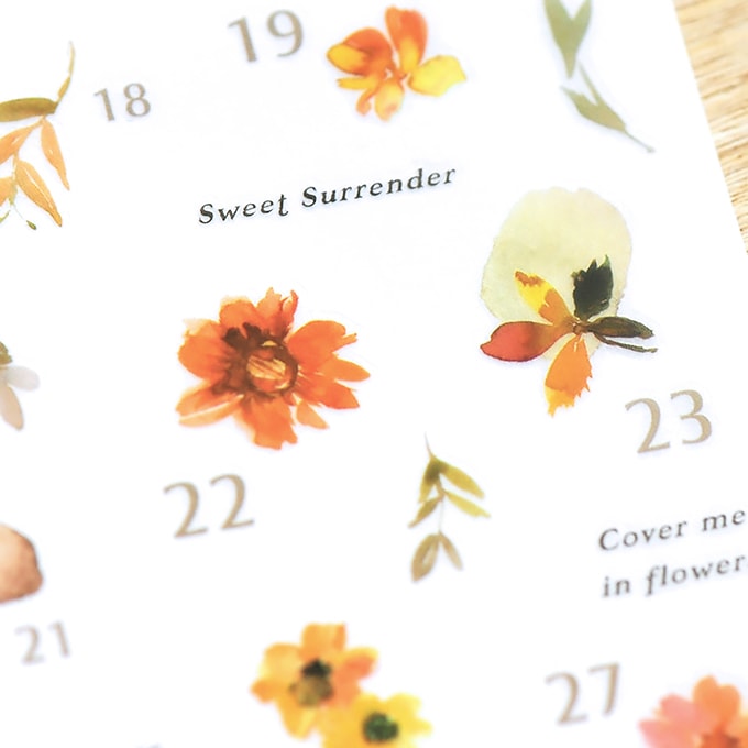 MU Craft Print-On Sticker Dates 167 — detail view